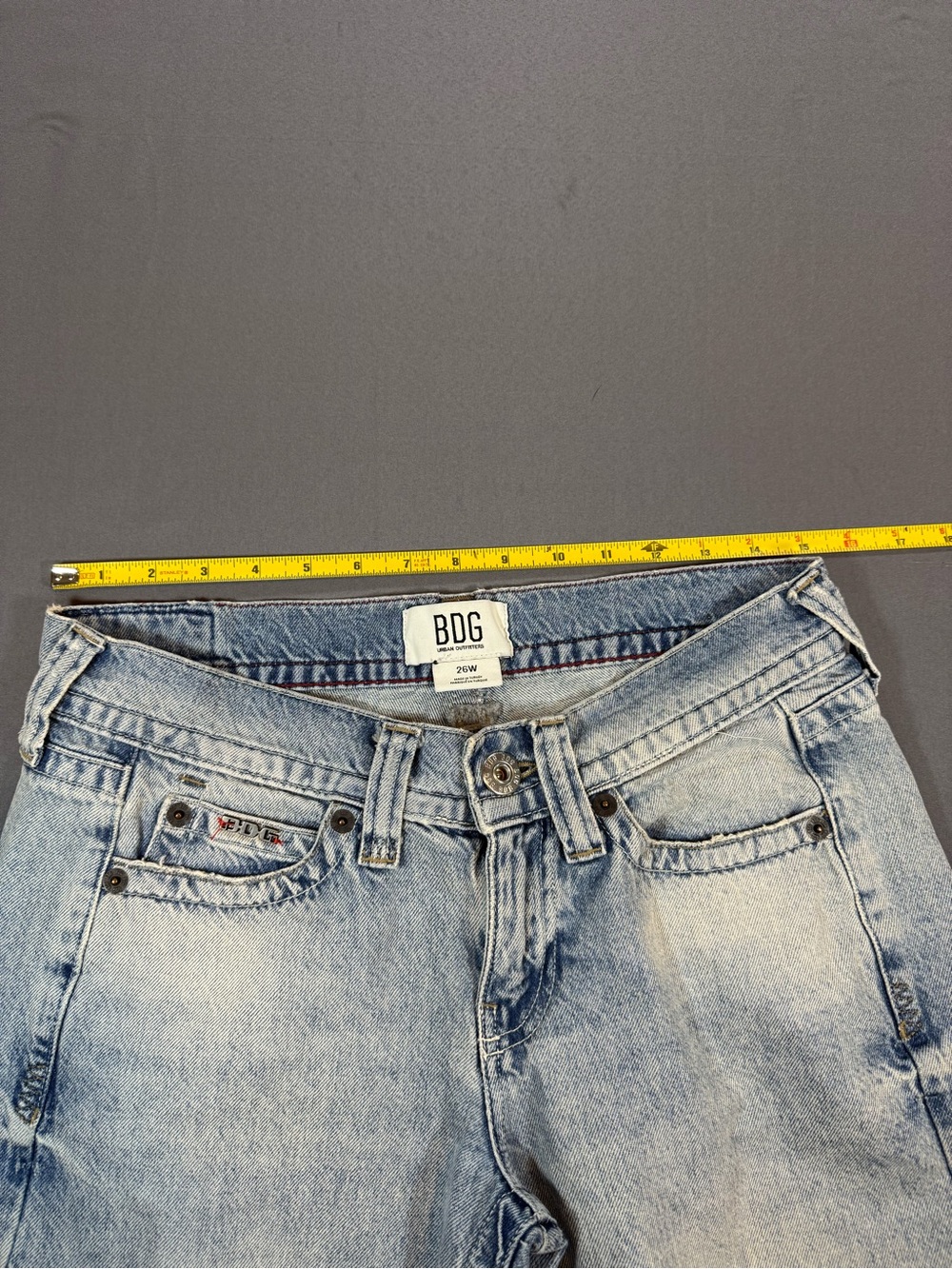 BDG Light Blue High-Rise Wide Leg Jeans Size 26 - Picture 5 of 6